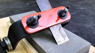 DIY and Tips For Making Metal Chisel Sanding Jig Idea [upl. by Adlih]