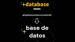 ✅ How to pronounce DATABASE American VS British pronunciation [upl. by Novahs]