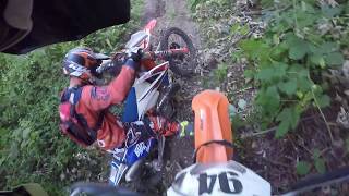 KTM EXC250 2017 amp EXC250 TPI 2018 Six Days  Fast Enduro Riding [upl. by Drarrej]