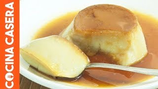 Flan de Huevo fácil y rápido en 5 minutos solo 4 INGREDIENTES [upl. by Aramat619]