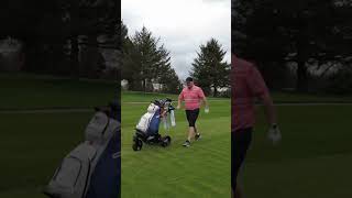 Axglo e5  MGI Zip Navigator  ForeCaddy V1  Kam Kaddie V1 on the Golf Course [upl. by Eserrehs]