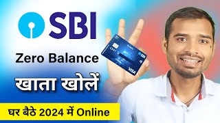 Sbi Zero Balance Account opening online 2024 ✅ How to open sbi account online  state bank account [upl. by Cathryn826]