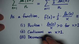 Integral Test for Series [upl. by Bonner]