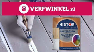 Hoe verf je je vloer met Histor Perfect Finish Houten Vloer  TUTORIAL  Verfwinkelnl [upl. by Pepita]