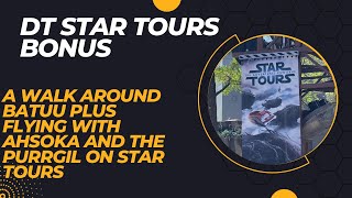 Darth Tuba Bonus A walk through Batuu amp Flying with Ahsoka and the Purrgil on New Star Tours adv [upl. by Aible]