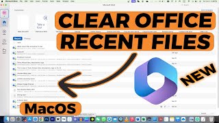 ClearDelete ALL Recent Microsoft Office Files on Mac FAST [upl. by Slyke]