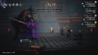 Octopath Traveler 2  Hikari Chapter 2 Bandelam the Reaper Boss and Ending [upl. by Arba624]