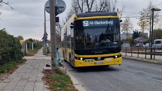 Bus Berlin  Mitfahrt im 158 von Am Wasserturm bis AltBlankenburg im Ebusco EE22 1964 [upl. by Akila]