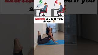 Sitting too much 🪑 Try this to correct posture improve flexibility amp relieve back pain backpain [upl. by Sullecram]