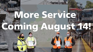 August Muni Service Changes [upl. by Sulecram316]