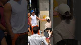 Ranbir Kapoor and Alia Bhatt arrive to check construction of new house [upl. by Broddy]