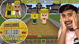 Techno Gamerz 20 Million Minecraft Surprise Reveal  Techno Gamerz Girlfriend Reveal  Techno Gamerz [upl. by Katee]