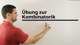 Übung zur Kombinatorik Teil 1  Mathe by Daniel Jung [upl. by Nivi]