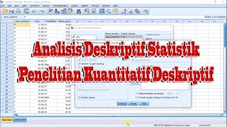 1  Uji Statistik Deskriptif Data Penelitian Kuantitatif Deskriptif dengan 4 Variabel [upl. by Arenat]