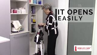 How to adjust KMINA Indoor Rollator  Gong Life Care Solutions [upl. by Dolph]