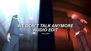 We Dont Talk Anymore  Charlie Puth Ft Selena Gomez Edit Audio 「Use Headphones 🎧」 [upl. by Nois436]