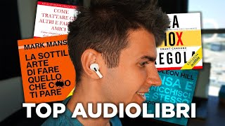 Top 7 Audiolibri da Ascoltare ASSOLUTAMENTE 🎧 [upl. by Jack925]