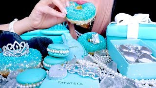 ASMR EDIBLE TIFFANY amp CO BOX EDIBLE BRUSH EDIBLE SUNGLASSES DIAMONDS PEARLS  Eating Sounds [upl. by Older66]