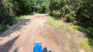 YAMAHA WR250F RIDING THE BEST TRAILS IN ONTARIO CANADA [upl. by Enovahs]