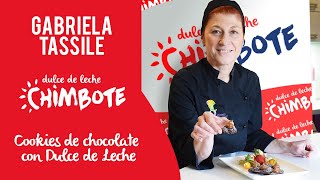 Receta casera de cookies de chocolate con Dulce de Leche Chimbote  Chef Gabriela Tassile [upl. by Robinson]