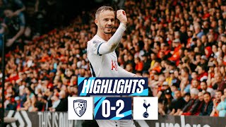 AFC BOURNEMOUTH 02 TOTTENHAM HOTSPUR  PREMIER LEAGUEHIGHLIGHTS [upl. by Adon]