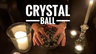 How to use a Crystal Ball  Witchcraft Tools  Lessons GinnyMetheral [upl. by Mchail]