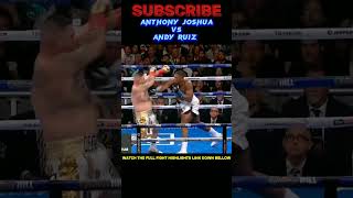 Anthony Joshua vs Andy Ruiz boxing boxeo anthonyjoshua joshua [upl. by Sral]