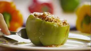 How to Make Stuffed Green Peppers  Allrecipescom [upl. by Ainomar705]