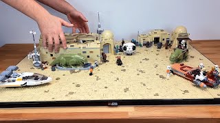 TIMELAPSE Mos Eisley Cantina but UPGRADED  LEGO Star Wars MOC Speed Build [upl. by Zarger214]