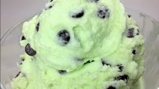 Mint amp Chocolate Chip Ice Cream  200th RECIPE [upl. by Damalus]