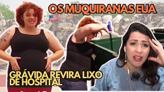 GRÁVIDA REVIRA LIXO DE HOSPITAL “OS MUQUIRANAS EUA” [upl. by Alfonse]