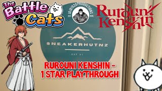 The Battle Cats  Rurouni Kenshin 1 Star Playthrough [upl. by Papagena634]