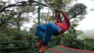 ZipLine TreeTopia Park Monteverde [upl. by Jaffe954]