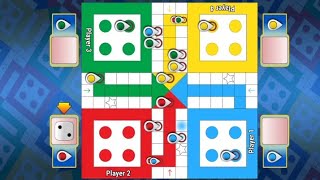 Ludo game in 4 players  Ludo King game in 4 players  Ludo King  Ludo Gameplay [upl. by Nwhas]