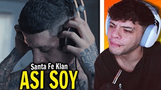 REACCIÓN Santa Fe Klan  Así Soy [upl. by Atiuqal496]