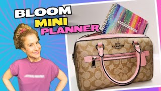 BLOOM Mini Purse Planner Academic Year 20242025  10 OFF CODE [upl. by Kurth]