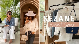 Winter to Spring Outfits 2023  Sezane Haul [upl. by Treblih]