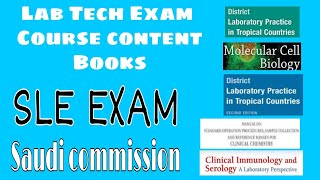 Lab Tech Exam Content and Books for SLE  Saudi Commission Exam [upl. by Sheffy386]