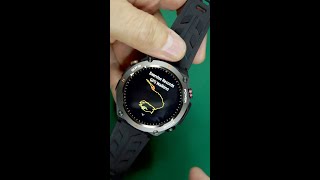 NEW KC82 Military GPS Smart Watch  Walking running with a track record link in the description [upl. by Enilatan]