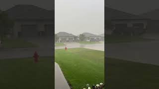 🇨🇦Thunderstorm Steinbach Manitoba thunderstorm steinbach manitoba canadalife rainyday rain [upl. by Buyse65]