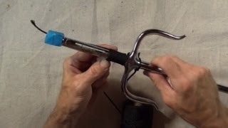 How To Cord Wrap Sai Handles Like Shureido String Grip [upl. by Mingche]