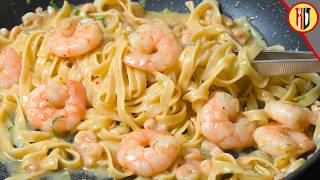 The Best Shrimp Pasta with Garlic amp Parmesan [upl. by Jamie263]