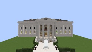 White House  Minecraft Map [upl. by Nairrot]