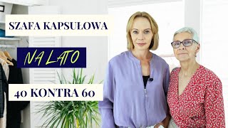 👌Garderoba kapsułowa na lato Stylizacje porównawcze 🔥40 kontra 60🔥 [upl. by Schuh463]