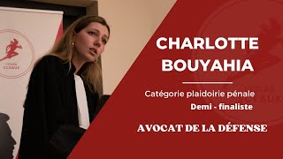 Charlotte BOUYAHIA  Demi Finale Lysias Sceaux 2023  Plaidoirie Pénale [upl. by Lewanna]