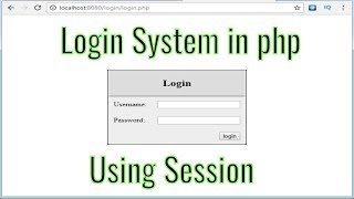 Login logout system with session in php for beginners [upl. by Nilerual215]