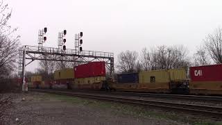 Military Equipment CN action in Brockville May 01 2020 [upl. by Onahpets737]