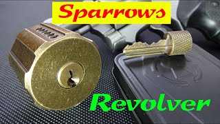 1188 Review Sparrows REVOLVER Lock Pick Training Lock [upl. by Akkinahs]