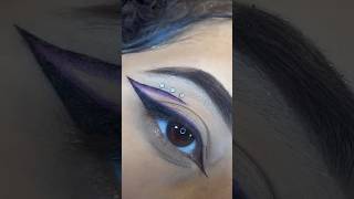 Easy eyeliner makeup 😍graphiceyeliner eyeliner eyelinermakeup shortvideo youtubeshorts beauty [upl. by Alyhc]