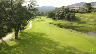 Riviera Golf Domaine de Barbossi  drone aerial video  Riviera  Hole06 [upl. by Howland614]